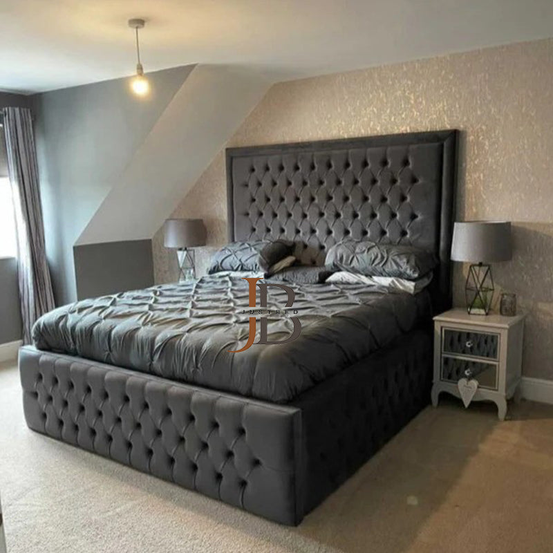 Henley Chesterfield High Base Bed Frame